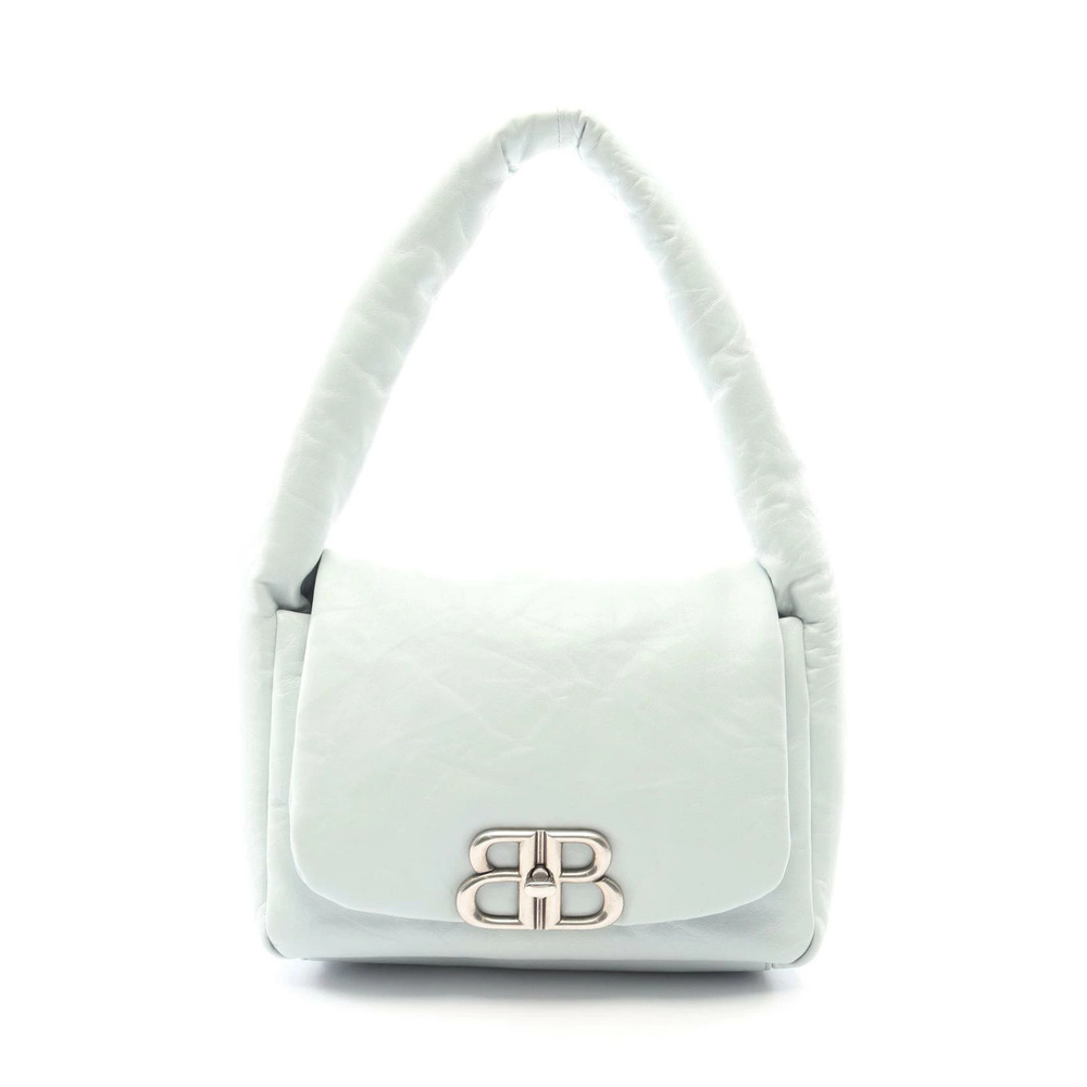 Balenciaga Monaco Sling Bag Shoulder Leather Green